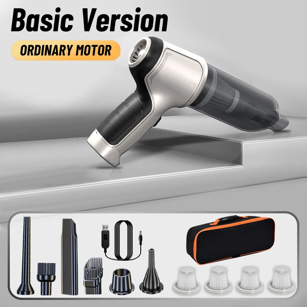 Car Vacuum Cleaner Portable Wireless Vacuum Cleaner 15000PA Strong Suction Handheld Vacuum Cleaner Powerful Blower for Car Home